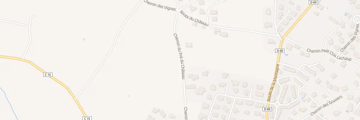 Plan du 9008 Che du Pré du Château à Chorges