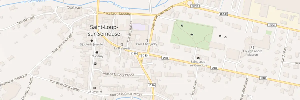 Plan du 1 Rue Albert Thomas à Saint-Loup-sur-Semouse
