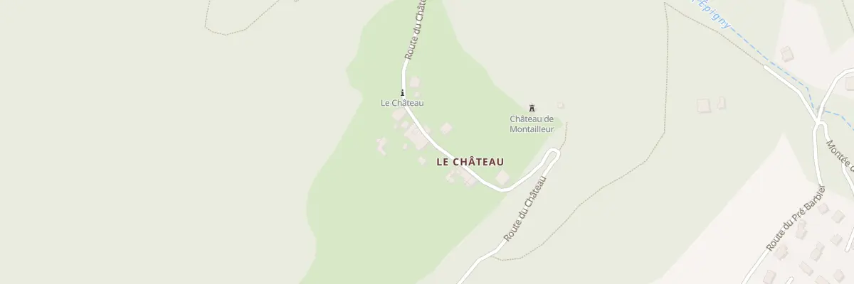 Plan du 747 Rte du Château à Montailleur