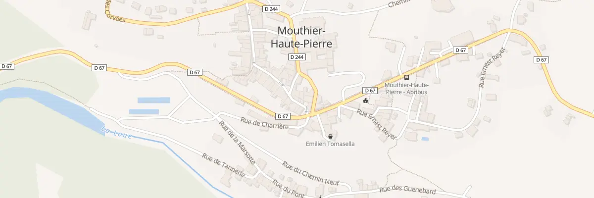 Plan du 8 Gr Grande Rue à Mouthier-Haute-Pierre