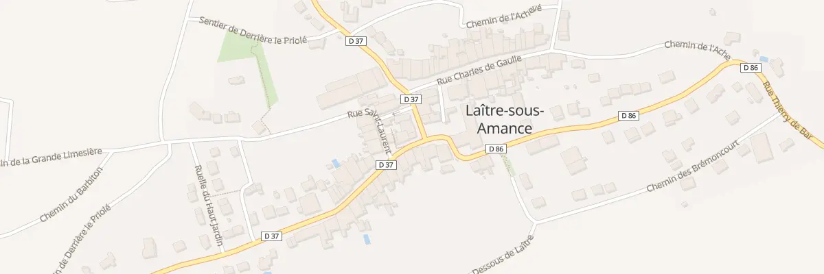 Plan du 2 Rue Sophie de Bar à Laître-sous-Amance