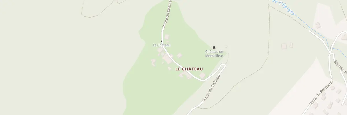 Plan du 754 Rte du Château à Montailleur