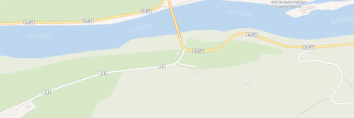 Plan du 2 Rue du Rechandet à Ougney-Douvot