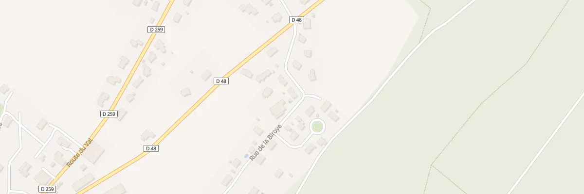 Plan du 23 Rue de la Biroye à Val-d’Usiers