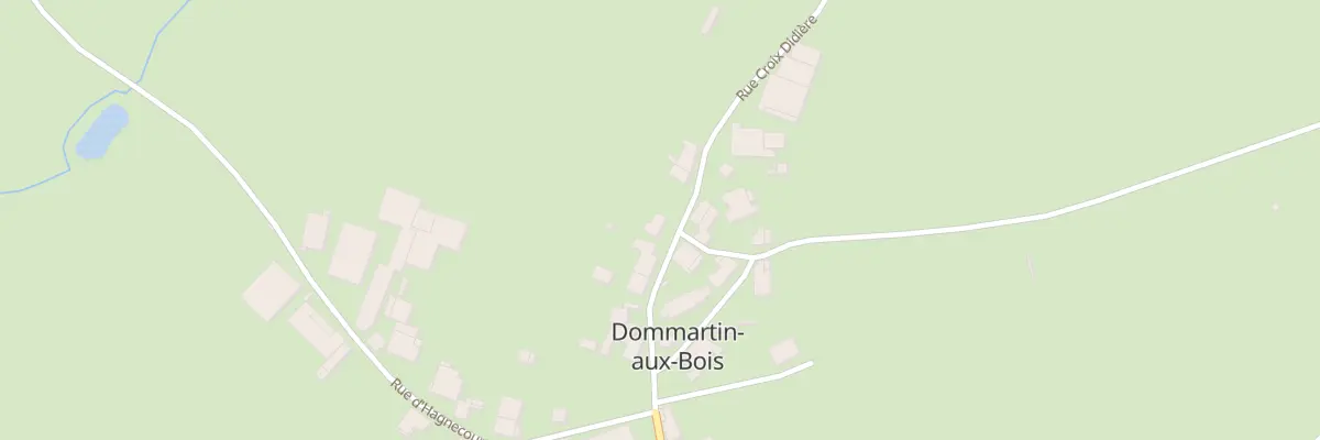Plan du 9 Rue Croix Didiere à Dommartin-aux-Bois