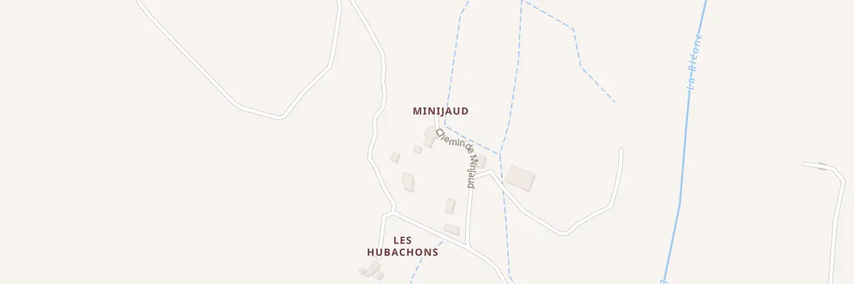 Plan du 5008 Minjaud à Marcoux