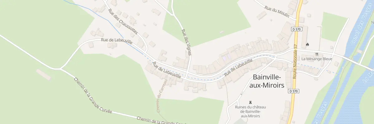 Plan du 1 Rue des Vignes à Bainville-aux-Miroirs