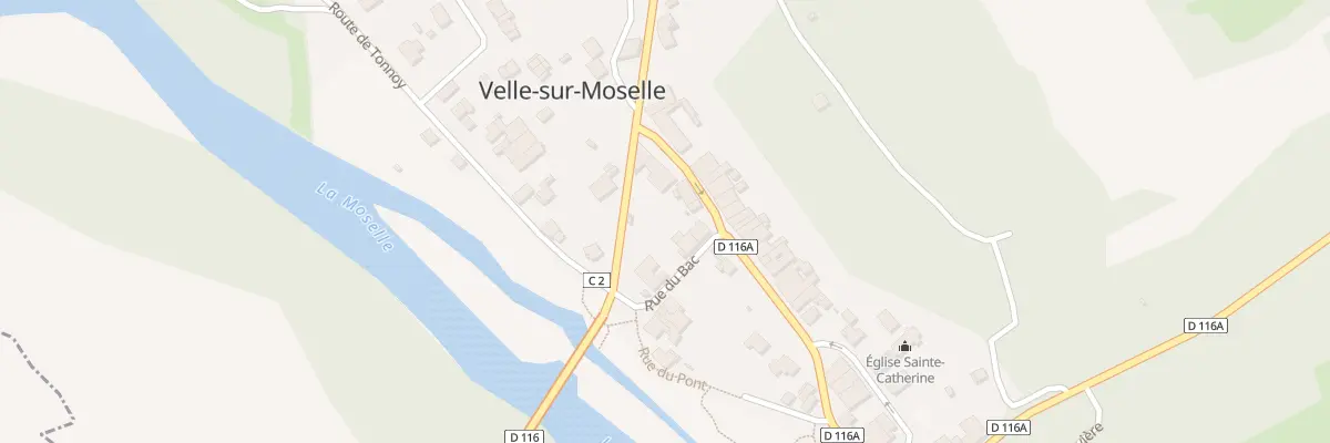 Plan du 2 Rue du Bac à Velle-sur-Moselle