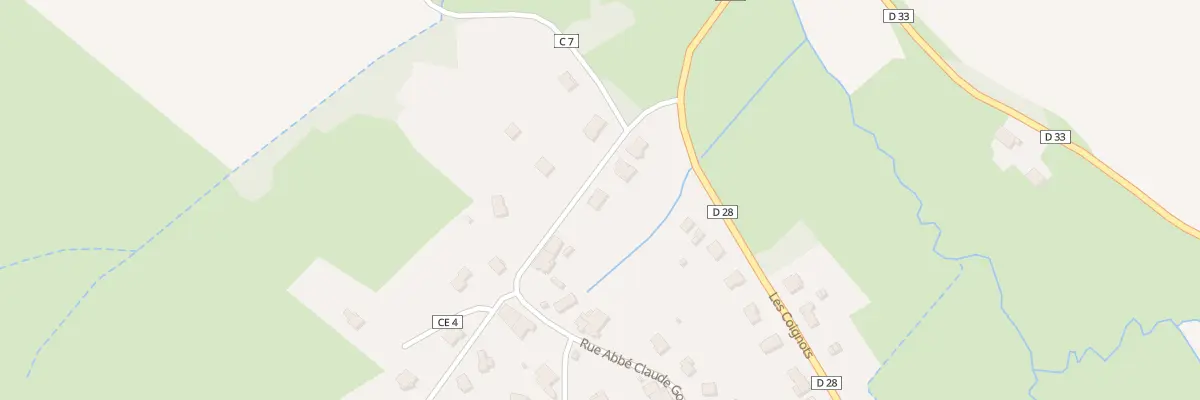 Plan du 5 Cote du Paradis à Brantigny