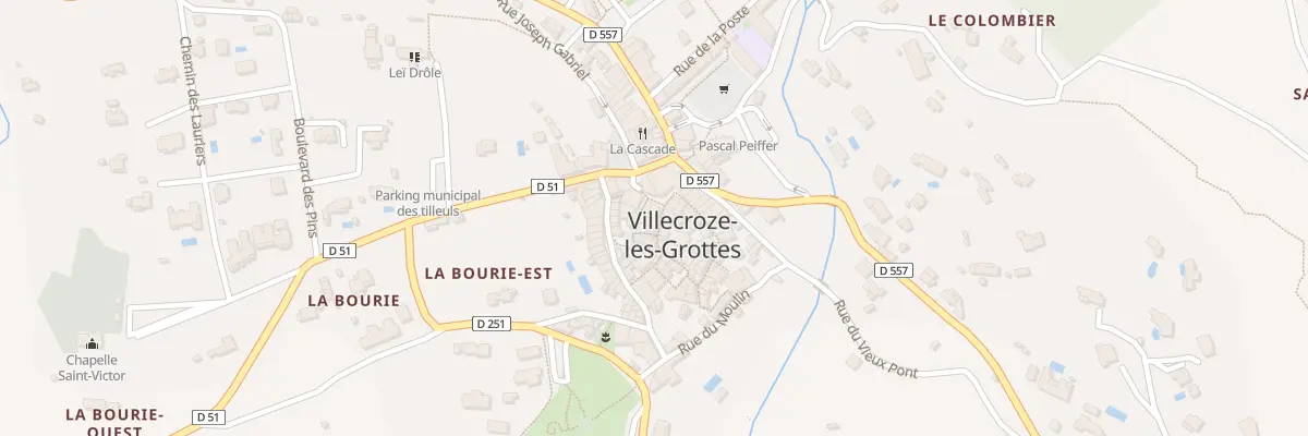 Plan du 5162 Rue de l’Horloge à Villecroze