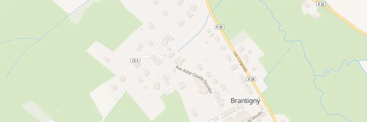 Plan du 1B Rue Abbe Claude Gourdot à Brantigny