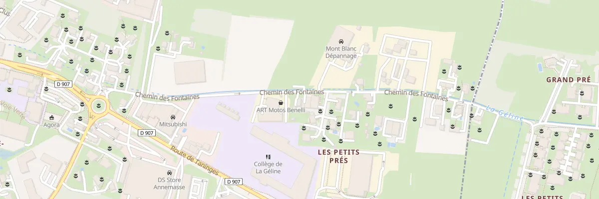Plan du 20 Che des Fontaines à Vétraz-Monthoux