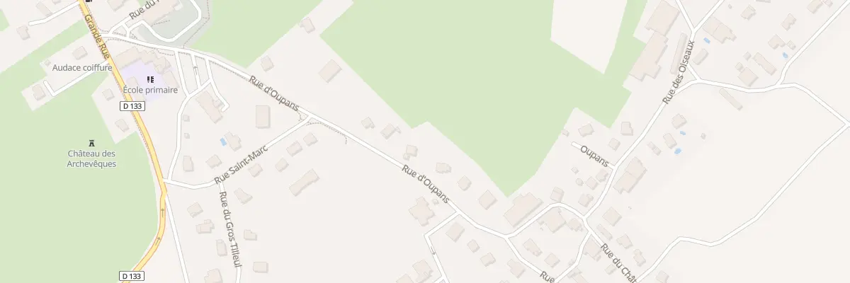 Plan du 19 Rue d’Oupans à Étalans