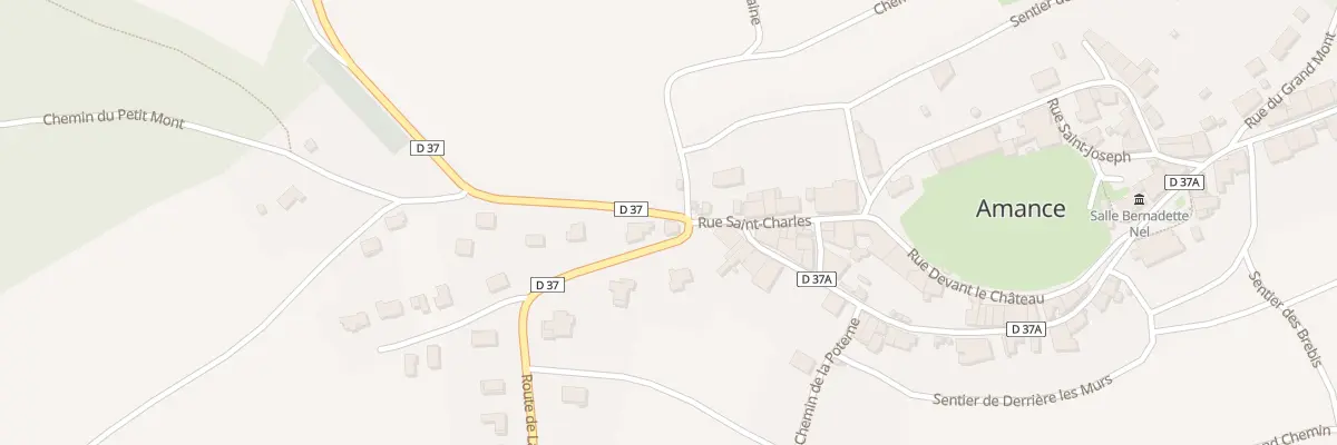 Plan du 1 Rte de Bouxières aux Chênes à Amance