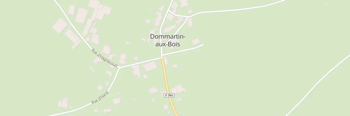 Plan du 3 Rue du Pigeolé à Dommartin-aux-Bois