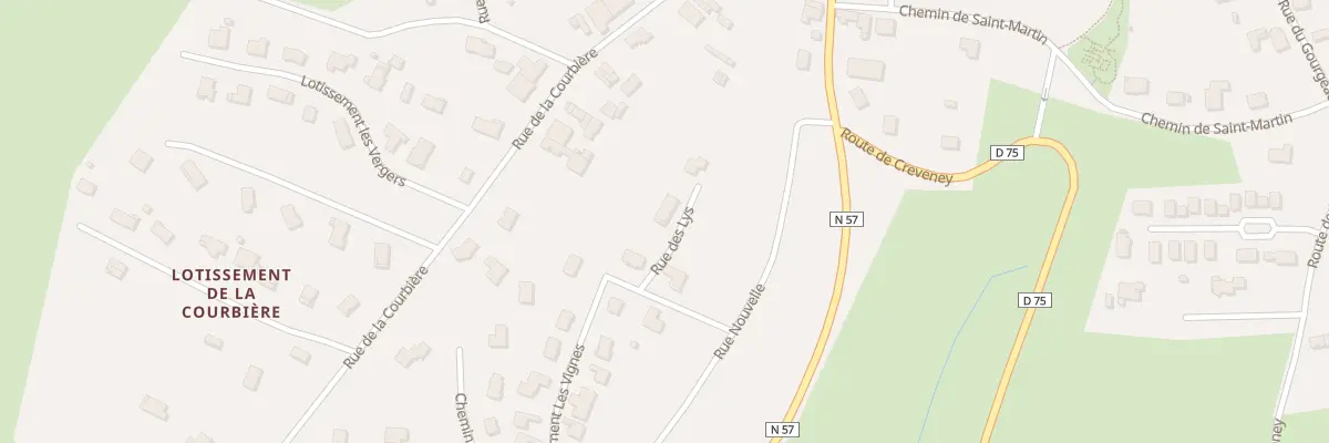Plan du 1 Rue des Lys à Saulx