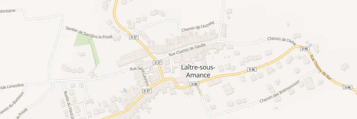 Plan du 4 Rue Charles de Gaulle à Laître-sous-Amance