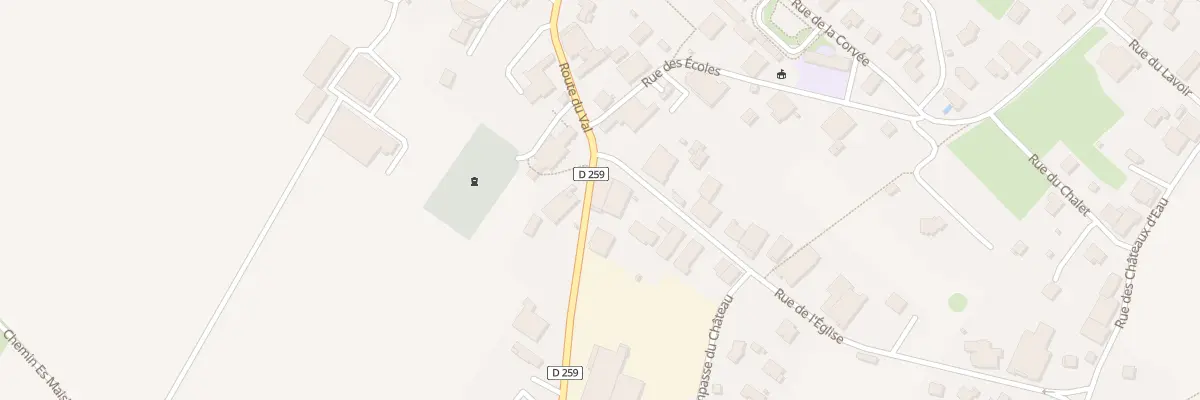 Plan du 14 Gr Grande Rue - Goux à Val-d’Usiers