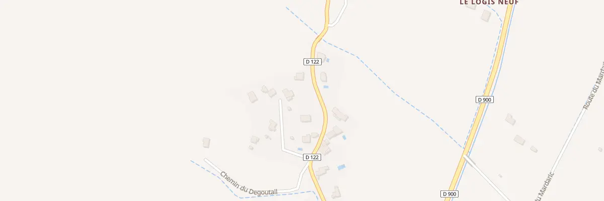 Plan du 561 Rte de Saint Jean à Marcoux