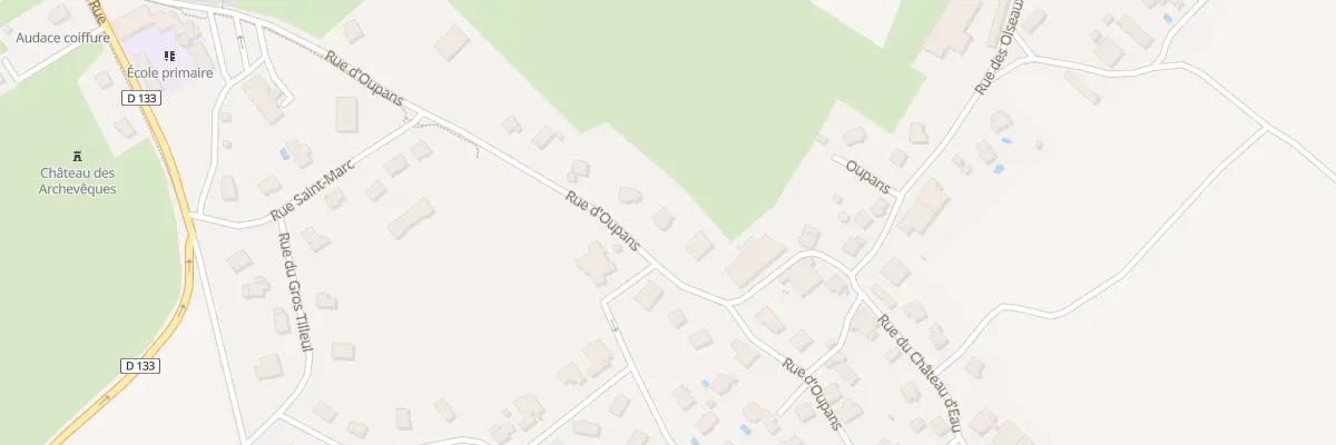 Plan du 23 Rue d’Oupans à Étalans