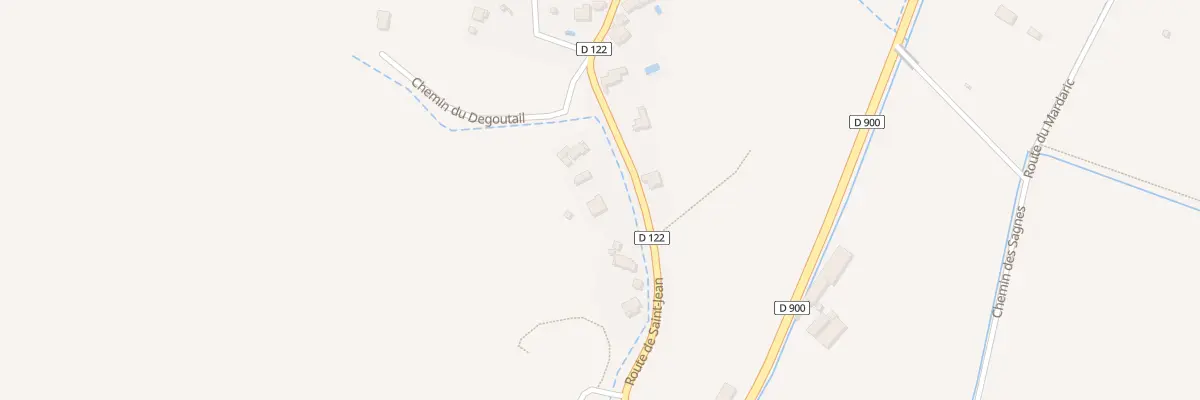 Plan du 257 Rte de Saint Jean à Marcoux
