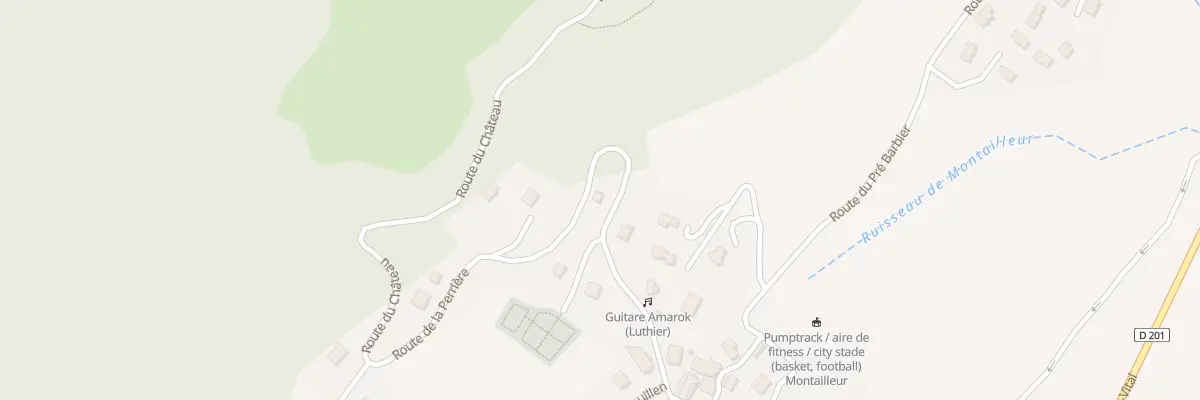 Plan du 187 Rte de la Perrière à Montailleur