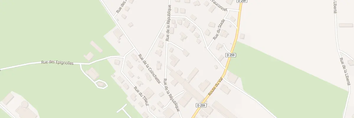 Plan du 46 Rue de la République à Val-d’Usiers