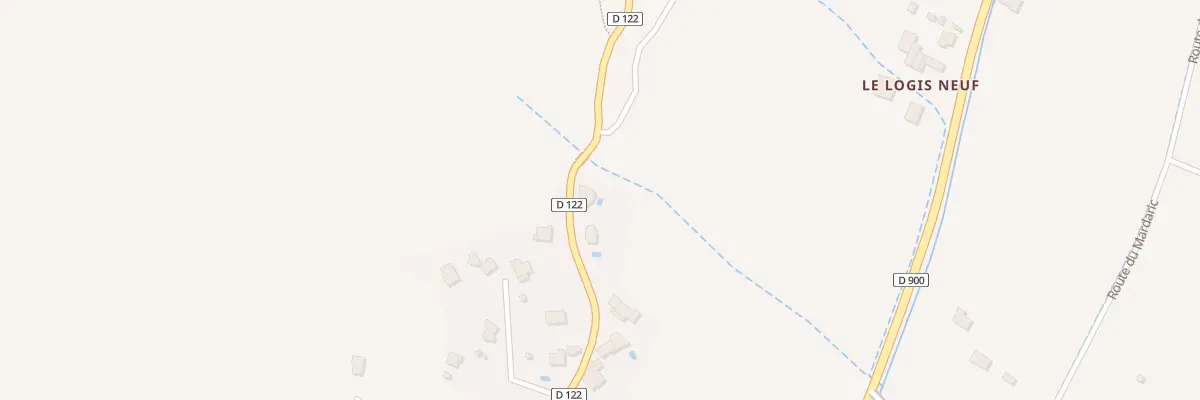 Plan du 598 Rte Route de Saint Jean à Marcoux
