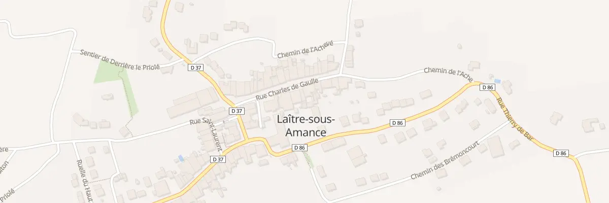Plan du 114 Rue Charles de Gaulle à Laître-sous-Amance