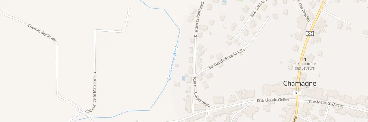 Plan du 131 Rue des Colporteurs à Chamagne