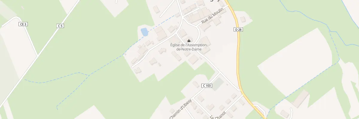 Plan du 8 Rue de l’Église à Brantigny