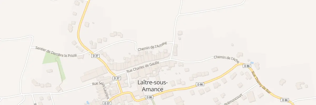 Plan du 143 Rue Charles de Gaulle à Laître-sous-Amance