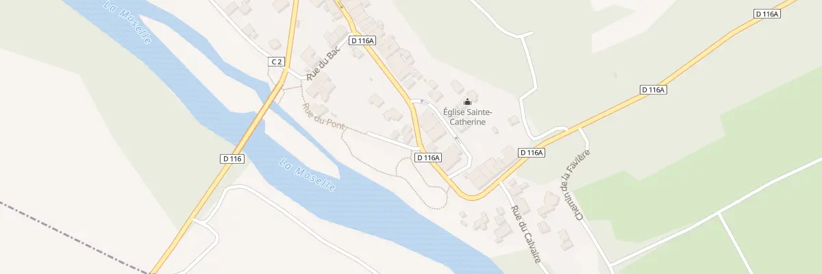 Plan du 2 Rue de la Moselle à Velle-sur-Moselle