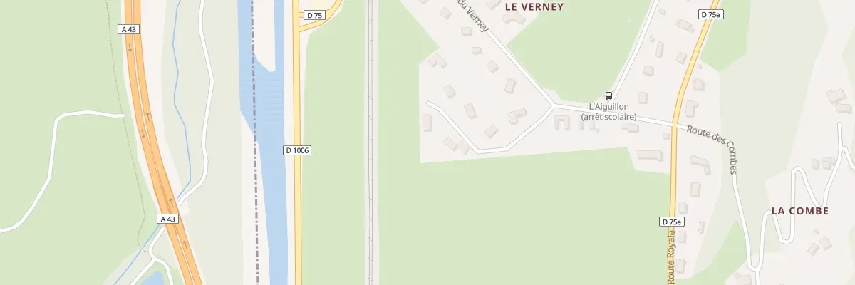 Plan du 223 Imp des Peupliers aux Chavannes-en-Maurienne