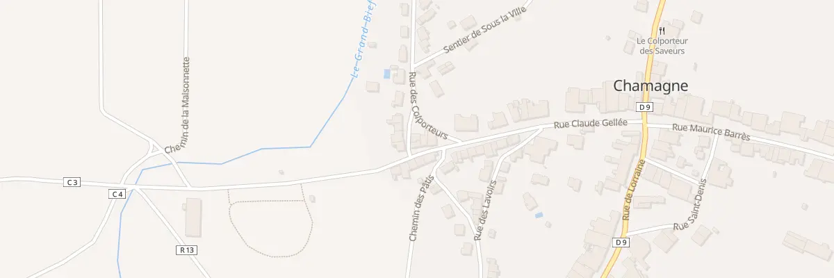 Plan du 28 Rue des Colporteurs à Chamagne
