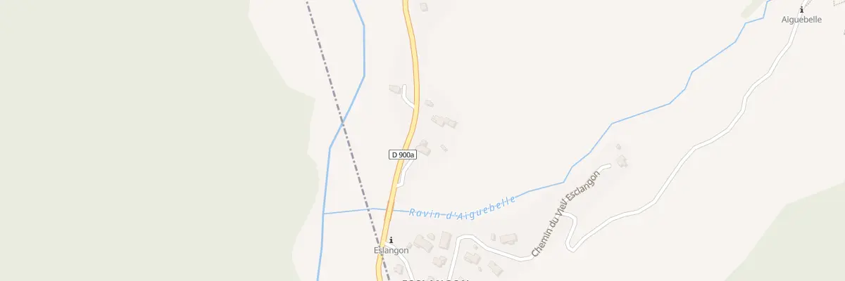 Plan du 5203 Le Serre à La Javie