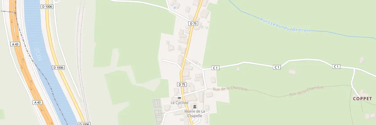 Plan du 20 Rte de Coppet à La Chapelle