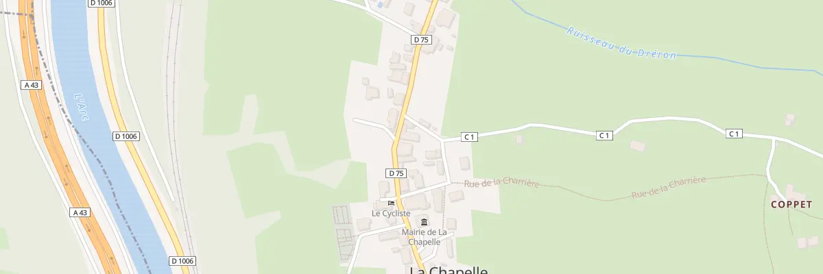 Plan du 30 Rte de Coppet à La Chapelle