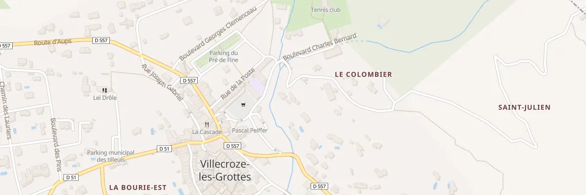 Plan du 9000 Le Colombier à Villecroze