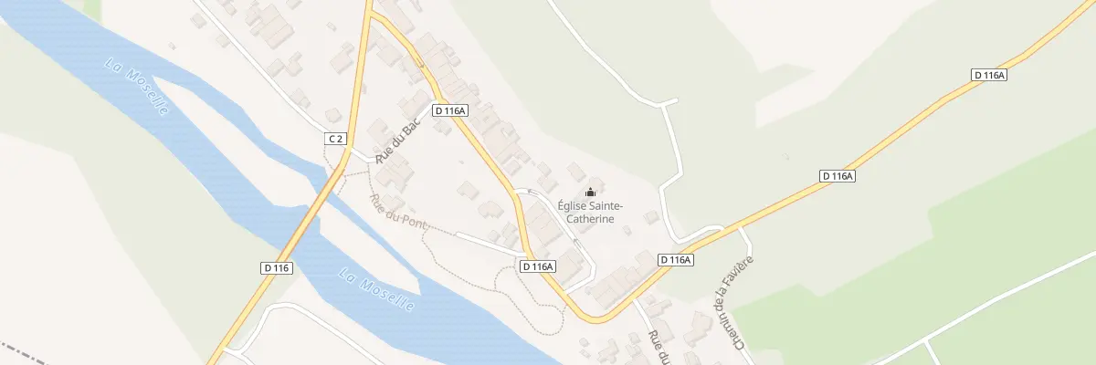 Plan du 1 Rue de l’Eglise à Velle-sur-Moselle