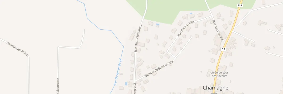 Plan du 228 Rue des Colporteurs à Chamagne