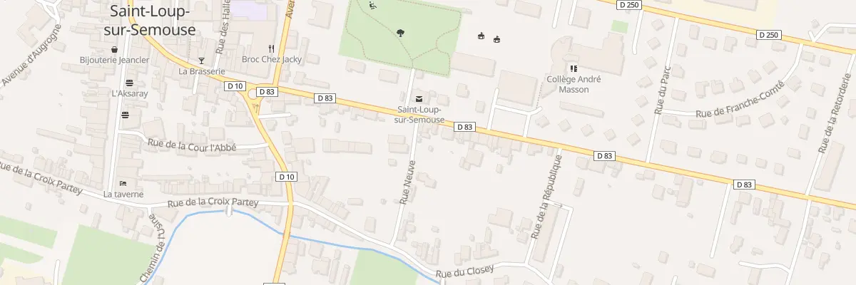 Plan du 28A Rue Albert Thomas à Saint-Loup-sur-Semouse
