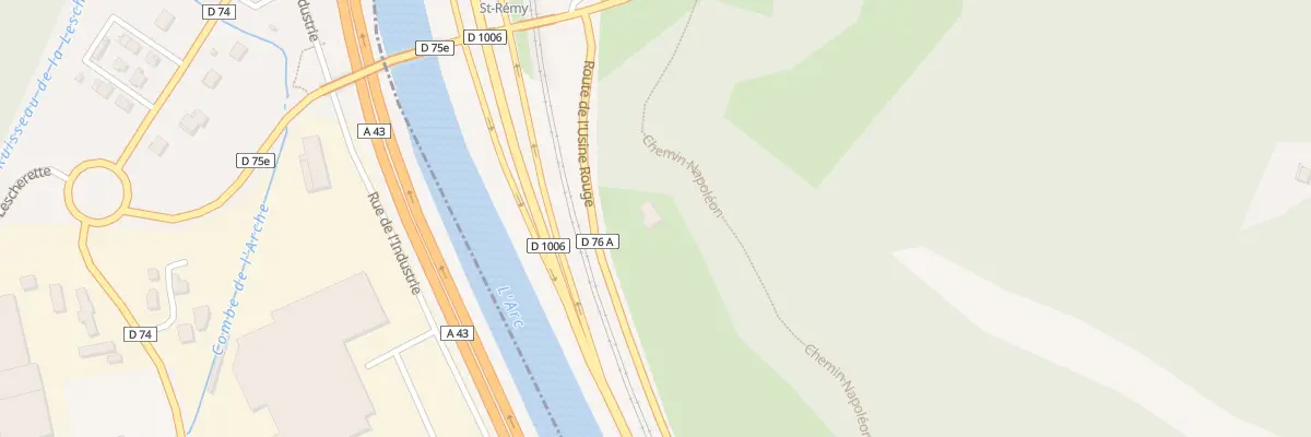 Plan du 155 Rte de l’Usine Rouge aux Chavannes-en-Maurienne