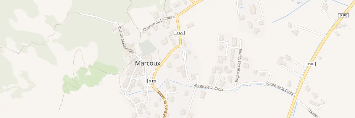 Plan du 177 Rte Route du Village à Marcoux
