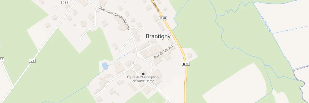 Plan du 5 Rue du Moulin à Brantigny