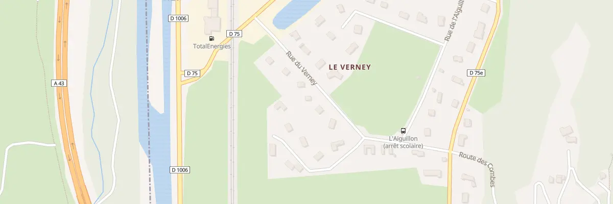 Plan du 245 Rue du verney aux Chavannes-en-Maurienne