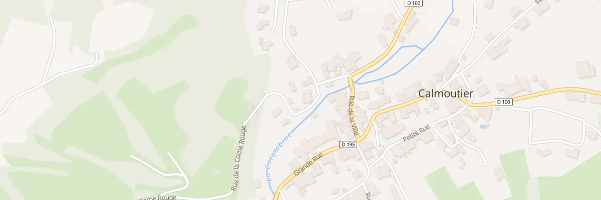 Plan du 16 Rue de la Corne Rouge à Calmoutier