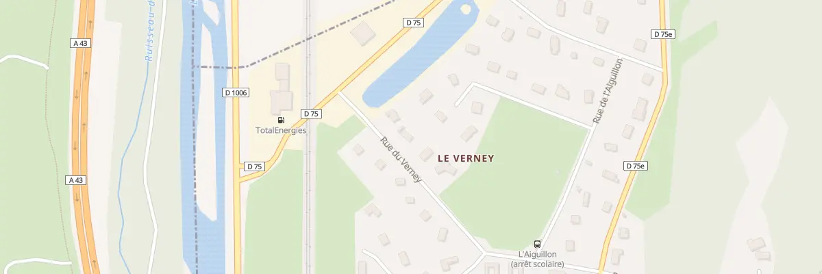 Plan du 314 Rue du verney aux Chavannes-en-Maurienne