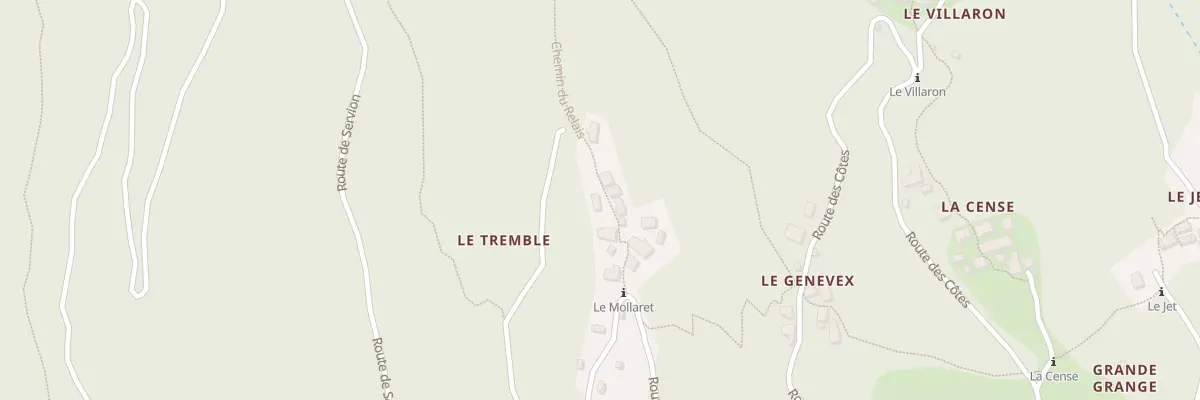 Plan du 5314 Le Mollaret à Saint-Étienne-de-Cuines
