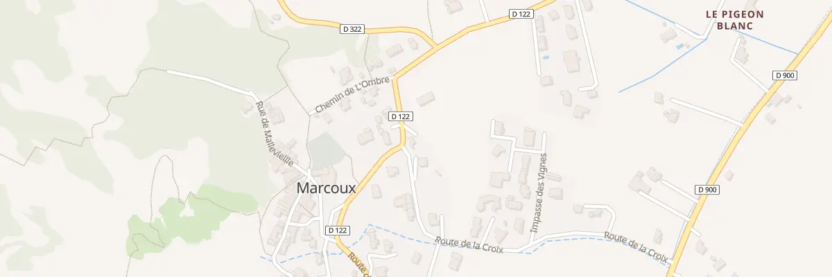 Plan du 151 Rte Route du Village à Marcoux
